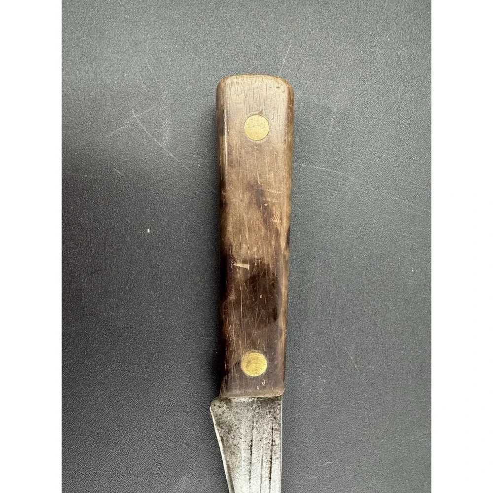 Vintage Skinning‎ Butcher Knife Hand Forged USA wood Handle